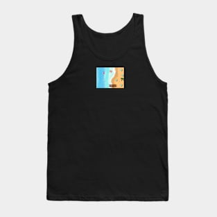 relaxing on the beach Tank Top